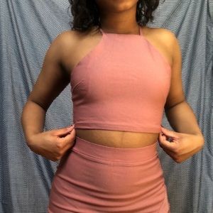 Pink Crop Top